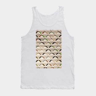 Square Green Tank Top